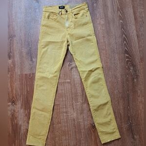 Neuw Jeans Marilyn High Rise Skinny Mustard Jeans